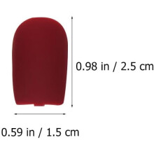 96pcs Fake Nail Patches Dull Polishing Pieces Nail Manicure Extension for Home Professional Use Grey Wine White