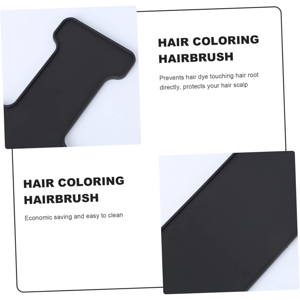 Hkhbjs 3Pcs Long Board Hair Coloring Comb Foiling Comb For Highlighting Hair Dyeing Accessory Kit Black