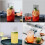 Water Jug Milk Carafe Multi-Function Glass Bottle with Cup as Lid 550ml 6
