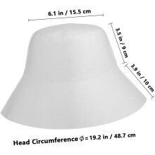 Saunahut und -kappe aus Filz für Damen und Herren, wärmeisolierend, groß, 2-teilig, grau und weiß