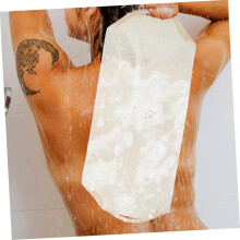 Rückenpeeling-Badetuch für Dusche, Peeling für Damen und Herren, Badeaccessoires mit langem Griff