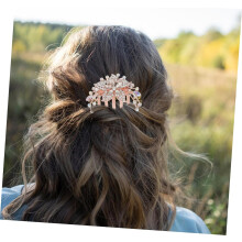 3pcs Rhinestone Floral Hair Combs Bridal Jewelry Clip Wedding Hair Accessories