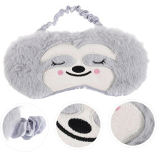2pcs Soft Plush Monkey Eye Masks for Boys and Girls Sleep Nap Blackout Sleeping Blindfold Childrens Sleep Mask for Travel Home