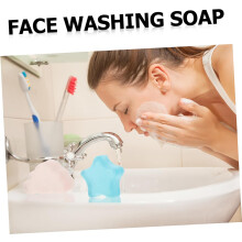 2 Stück Lovely Face Soap Niedliche Peeling-Gesichtsseife Gesichtsreinigungsseife als Ersatz für die tägliche Körperpflege