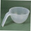 Stackable Mixing Bowls with Handle 3pcs Plastic Microwave-Safe Cream Mixing Containers for Kitchen Cooking and Fruit Salad Prep 4
