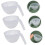 Stackable Mixing Bowls with Handle 3pcs Plastic Microwave-Safe Cream Mixing Containers for Kitchen Cooking and Fruit Salad Prep 8