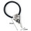 3 elastici per capelli a forma di teschio per Halloween, fermacoda elastici, accessori gotici, leggeri e resistenti 2