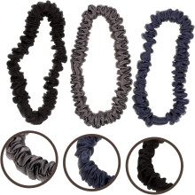 3 stuks elastische haarelastiekjes voor vrouwen en meisjes, in verschillende kleuren, voor casual uitjes en paardenstaarten.
