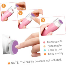 Alimentações de substituição do cortador de unhas do bebê infantil 24pcs Conjunto de cabeças elétricas de moagem de unhas
