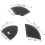 3pcs Eyebrow Locator Eyebrow Line Mark Ruler for Precise Positioning Guide Ruler Brow Tool 2
