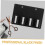 3pcs Wall Mount Hair Clipper Holder Black Cabeleiro Ferramenta 3