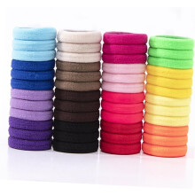 100pcs Hair Ring Hair Bands Ponytail Holders for Women Girls Colorful Design for School Events and Everyday Use Random Color