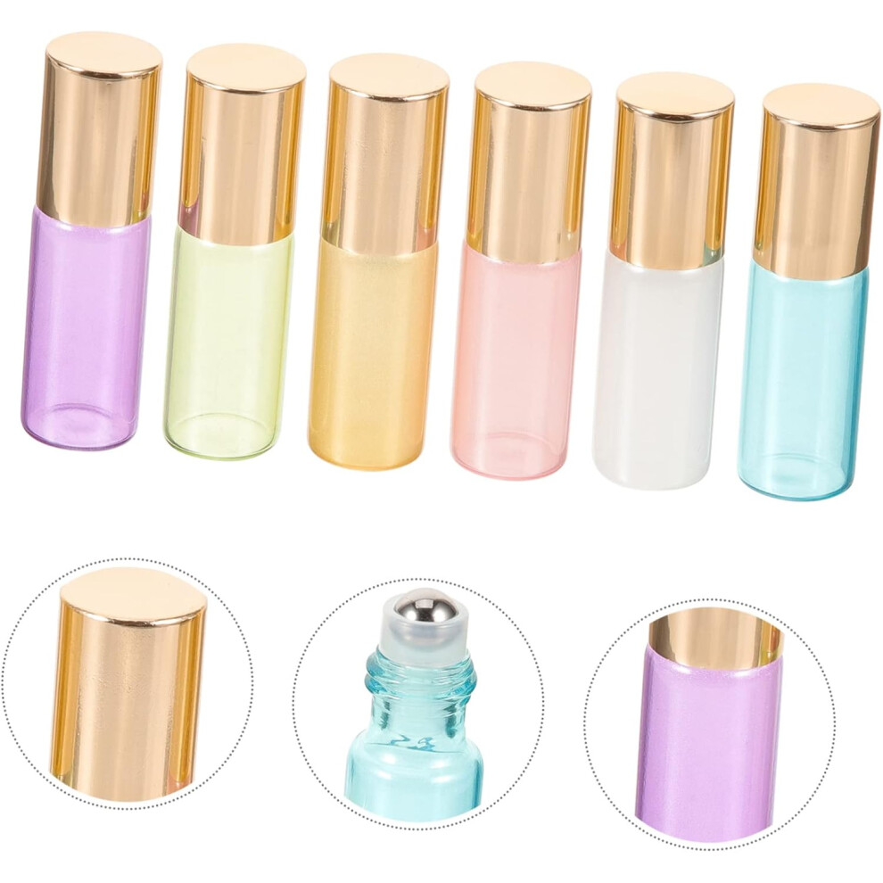 Hkhbjs 24Pcs Bottle Glass Essential Oil Bottle Portable Subpackaging For Each Use Empty Refillable