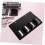 3pcs Wall Mount Hair Clipper Holder Black Cabeleiro Ferramenta 5