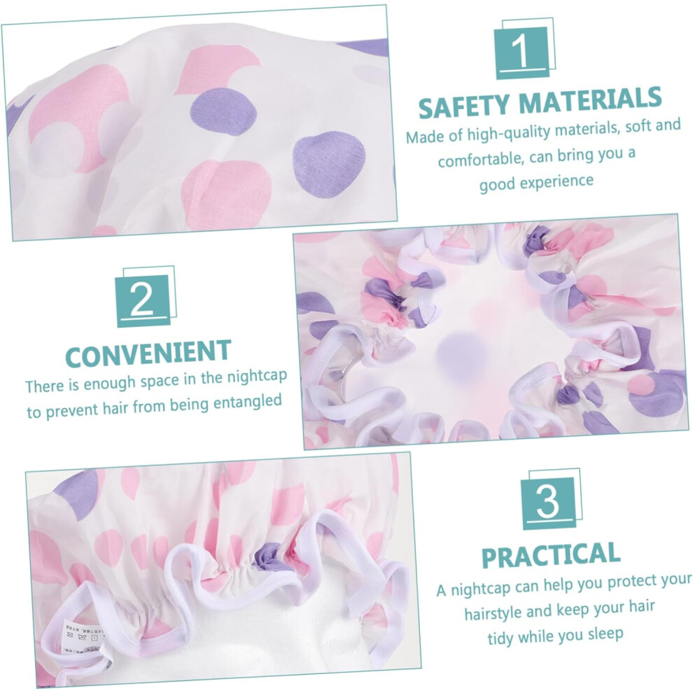 Hkhbjs 2Pcs Waterproof Shower Caps For Women Bathing Caps Made Of Eva Material Comfortable To The Touch And Fix Your Hair