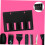 3pcs Wall Mount Hair Clipper Holder Black Cabeleiro Ferramenta 7