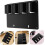 3pcs Wall Mount Hair Clipper Holder Black Cabeleiro Ferramenta 8
