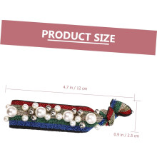 3 elastici per capelli con perle e stampa leopardata, fermacoda, accessori per la scuola per donne, stile assortito