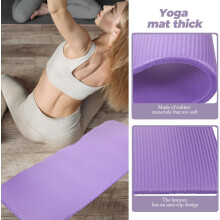 Pernă de yoga flexibilă pentru cot, 60x25x1.5cm, groasă, pentru îngenuncheat, saltea de fitness pentru yoga