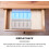 3pcs Essential Oil Bottle Display Rack Organizer Drawer Storage, Stackable Cosmetic Bottle 3