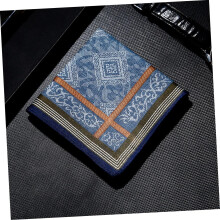 Katoenen pochetten voor heren, dik jacquard, zacht en absorberend, willekeurige kleuren, geschikt voor