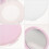 3sets Makeup Tool Powder Case Puff Refillable Powder Box Container Makeup Case Built Mirror for Travel Puff Storage 3