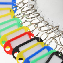 Warehouse Key Tags Key Storage Plate 30-Position Set Colorful Label Tags Hooks