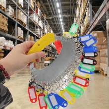 Sleutellabels voor magazijnen, sleutelopbergplaat met 30 posities, kleurrijke labelhaakjes.