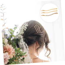 3er-Pack Strass-Haarnadeln für Damen, dekorative Haarspangen, knitterfrei, funkelnde Haarnadeln
