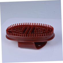 3 Pcs Bath Skin Brush and Head Massage Brush Multipurpose for Women Shower Body Cleaning and Exfoliating in Wine Red