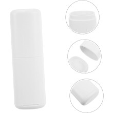 Caixa de armazenamento de escova de dentes de viagem Portable Case Holder para pasta de dentes e escova de dentes mochila uso diário no hotel