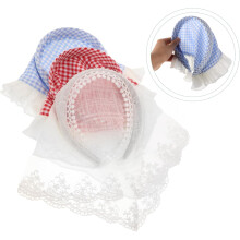 3pcs Lightweight Plaid Hairband with Scarf Versatile Headwraps for Women