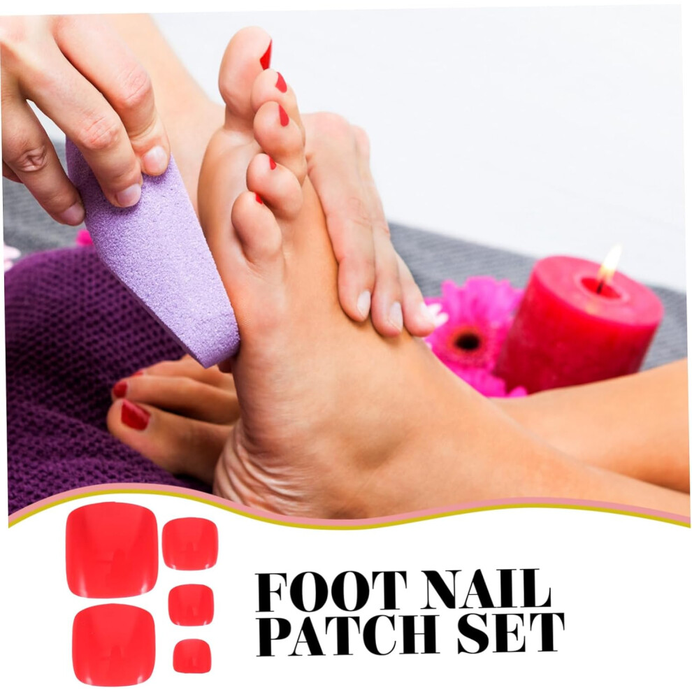 Hkhbjs 24Pcs Toe Nail Stickers For Women Easy Apply Nail Art Decals Patterns For Parties And Special Events