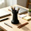 Pen Organizers Cup Home Office Desktop Decorations-White 6