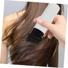 3 botellas aplicadoras de aceite capilar con peine para raíces para tratamiento del cuero cabelludo, 180 ml, botellas para teñir el cabello.