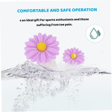 24 silikonowe separatory palców u stóp wielokrotnego użytku Daisy Pedicure Tool