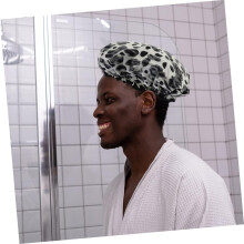 3er-Pack Duschhauben aus Satin, Badekappen für Damen, Haarschutzhauben für Dusche und Bad