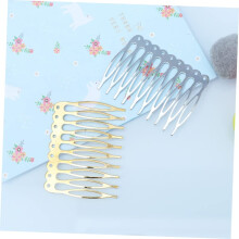 30 Stück Haarkämme aus Legierung, einfache Steckkämme, Kopfschmuck, Haaraccessoire für Damen, Zähne und K für Hochzeitsnadeln