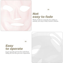 Wiederverwendbares 3er-Set Silikon-Gesichtsmasken, feuchtigkeitsspendende, dehnbare 3D-Gesichtsmaske mit Ohrhaken