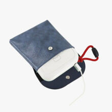 Ensemble de 3 pochettes menstruelles compactes et portables en PU pour tampons