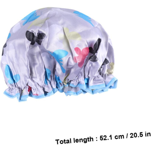 3pcs Shower Cap Kitchen Cap Reusable Elastic for Adults for Spa and Bathing 1