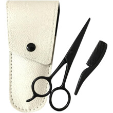 9-teiliges Bartpflege-Set mit Schnurrbartschere, Haarschere und kleinem Kamm für Herrenstyling
