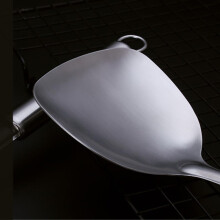 Mestolo da zuppa resistente in acciaio inox 304, utensile da cucina con manico lungo e foro per appenderlo.