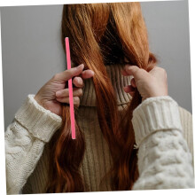 Rizador de pelo con peine y rulos para mujer, rizadores para peinar el cabello, rulos para flequillo.