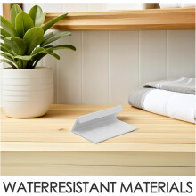 4 pezzi Porta rasoi impermeabile per rasoi manuali, bianco, supporto organizer per rasoi elettrici