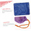 24pcs Drawstring Soap Foaming Bag Bubble Maker for Bathing Supply Soap Pouch Drawstring Bag 2