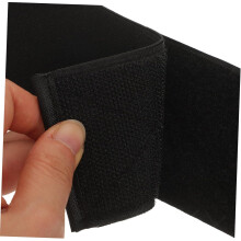 Verstellbarer Damen-Crop-Tuck-Band-Gürtel mit einzigartigem Zierdesign, schwarzem Stoff, elastischem Bund und sicherem Sitz