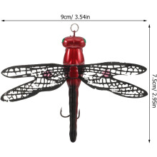 Esca artificiale a forma di libellula, artificiale di superficie per la pesca al persico trota in acqua dolce.