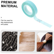 4rolls Wig Film Double Sided Hair Tape Adhesive Strips for Wig Replacement Extension for Lace Front Hair System Tape Application