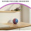 Conjunto de bolas decorativas de esfera de mosaico de vidro de 4 polegadas de 3 núcleo de espuma, design artístico único 3